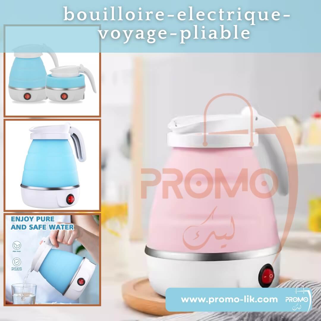 Bouilloire pliable en silicone - 600 ml